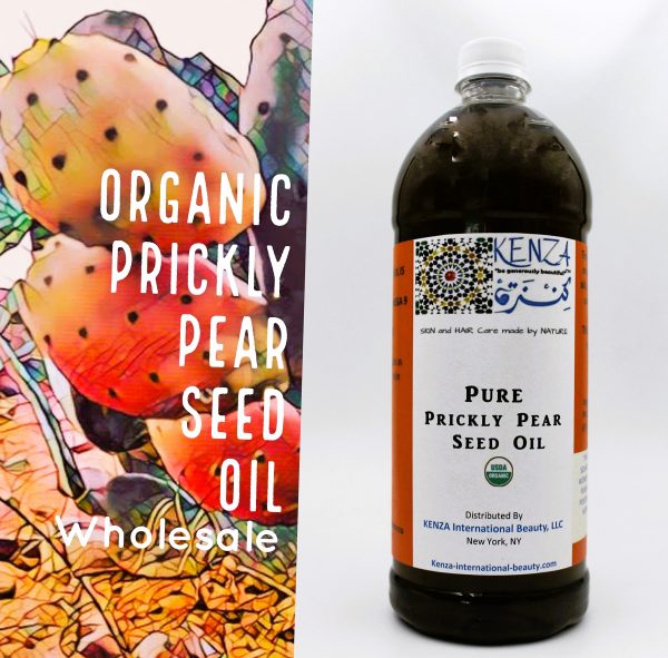 Organic Prickly Pear Seed Oil Wholesale 34oz KENZA International Beauty New York