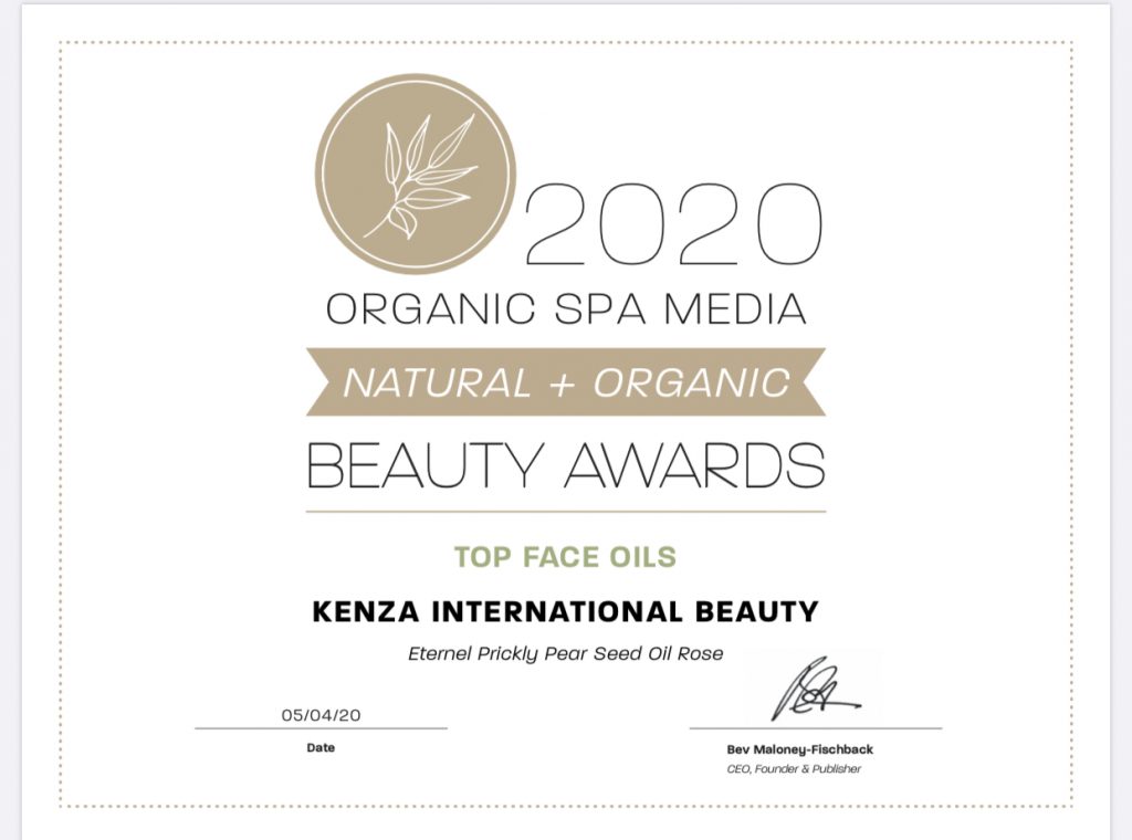 Prickly Pear Seed Oil Rose Eternel Top Face Oils Beauty Awards 2020