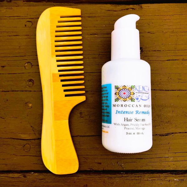 Clean Beauty Natural Hair Care Intense Remedy Hair Serum Prickly Pear Seed Oil Pracaxi Moringa Kenza International Beauty