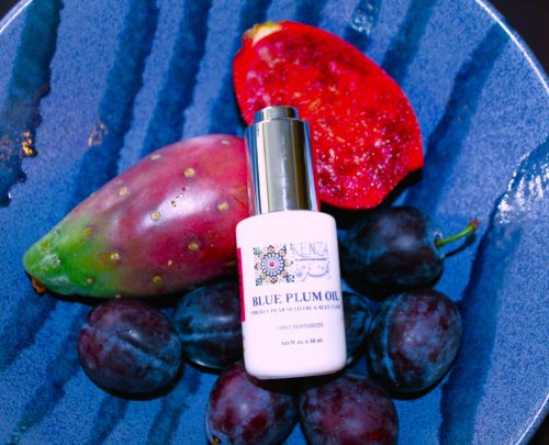 Blue Plum Oil Serum with Prickly Pear Seed Oil Blue Tansy Skincare - Slow Beauty