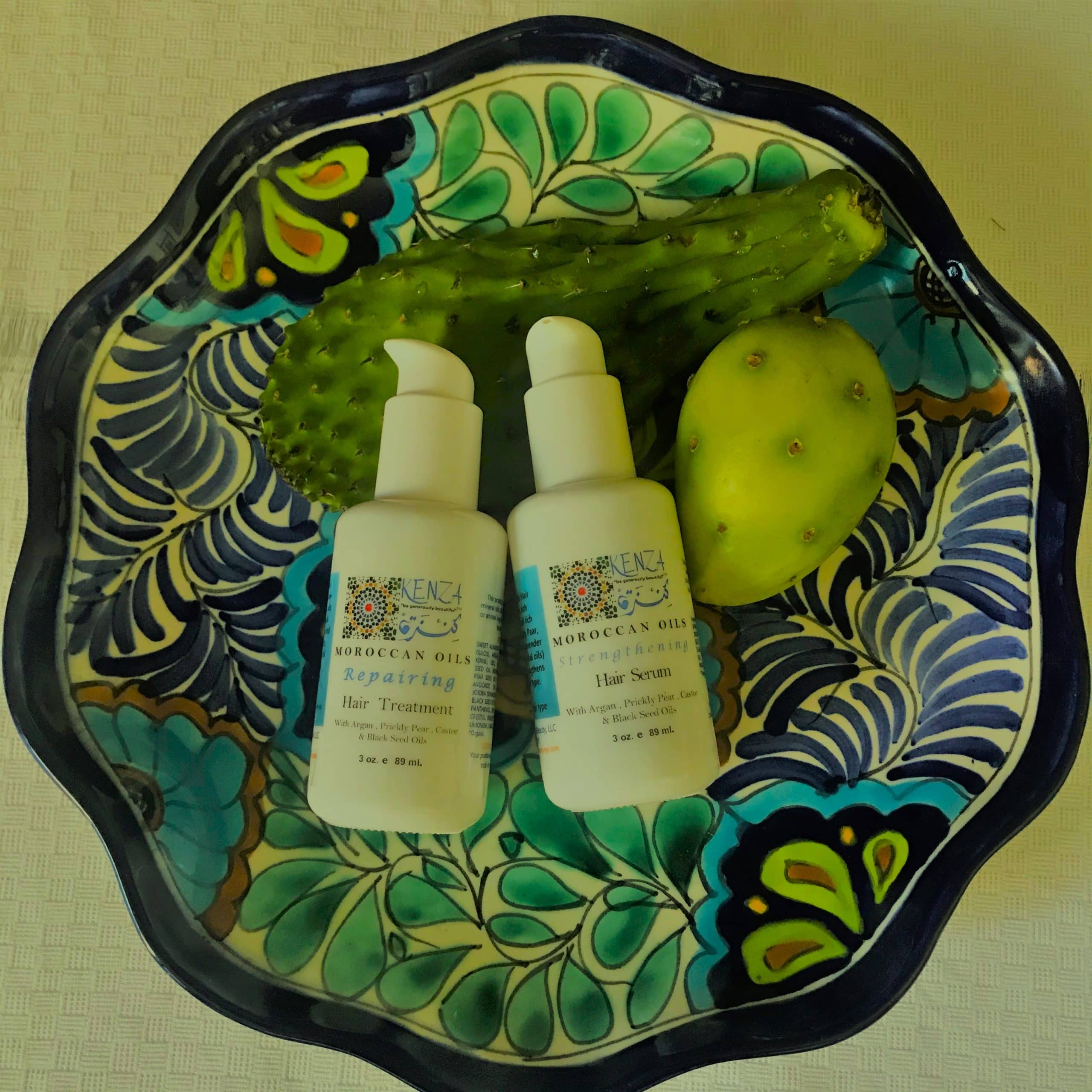 Natural Hair Care Moroccan Oils Hair Serums Prickly Pear Seed Oil Kenza International Beauty