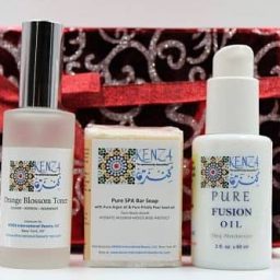 Argan Prickly Pear Seed Oil Oil Day Moisturizer + SPA Bar Soap + Orange Blossom Toner Gift Set