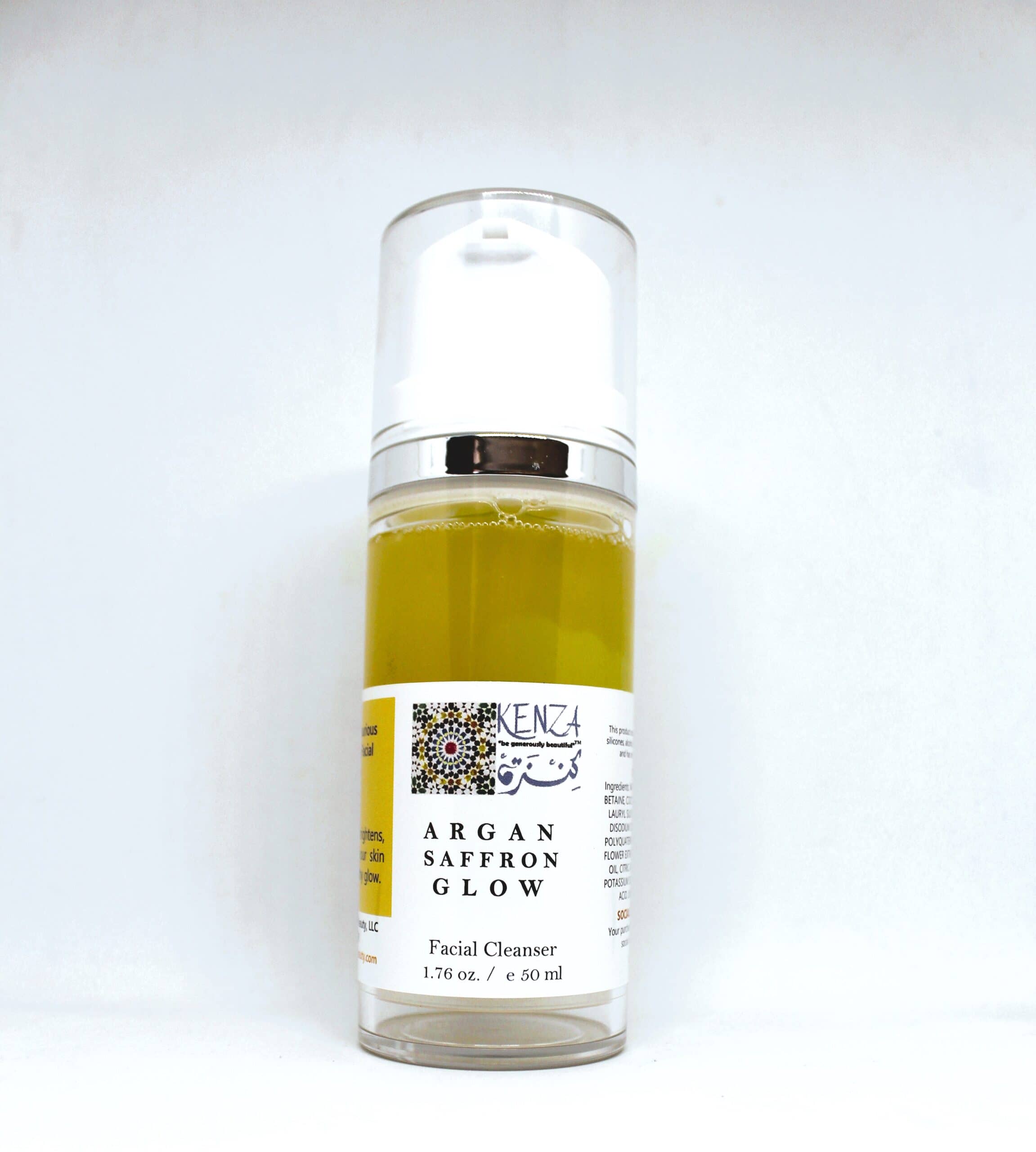 Argan Saffron Glow Cleanser Clean Beauty